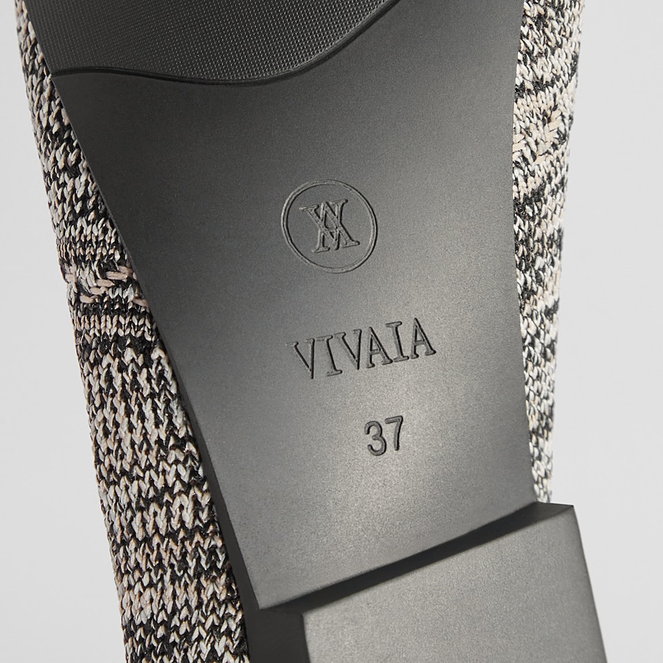 Mona Pointy Loafers in Dapple Black | Women's Sustainable, Washable and Stylish Shoes | VIVAIA