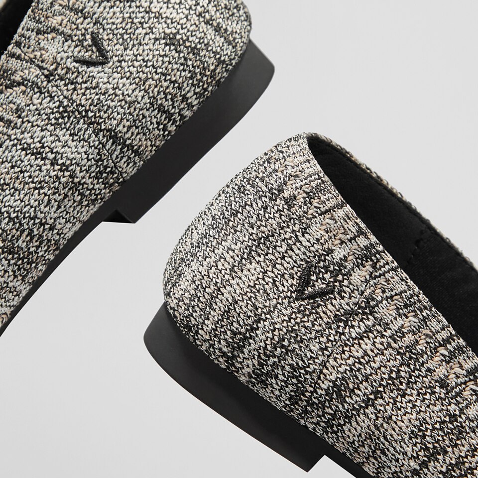 Mona Pointy Loafers in Dapple Black | Women's Sustainable, Washable and Stylish Shoes | VIVAIA