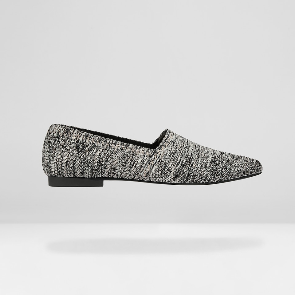 Mona Pointy Loafers in Dapple Black | Women's Sustainable, Washable and Stylish Shoes | VIVAIA