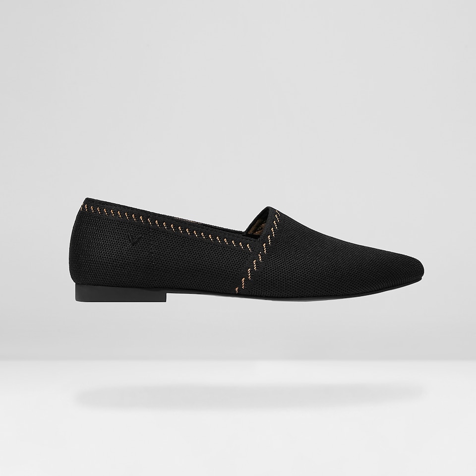 Mona Pointy Loafers in Black | Women's Sustainable, Washable and Stylish Shoes | VIVAIA
