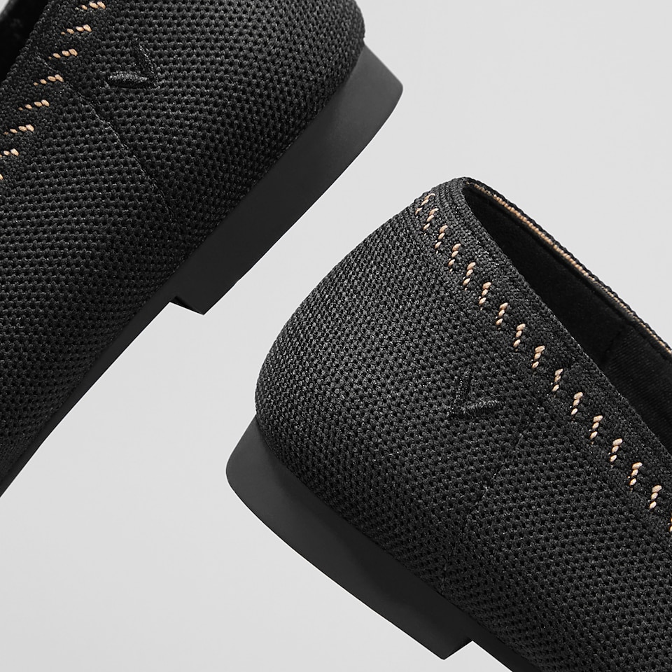 Mona Pointy Loafers in Black | Women's Sustainable, Washable and Stylish Shoes | VIVAIA