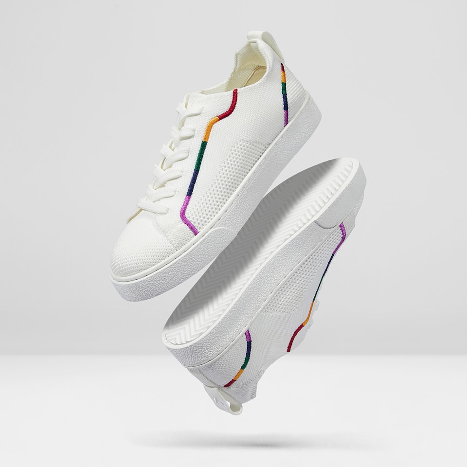 Kama Lace-up Sneakers in Rainbow 2 | Women's Sustainable, Washable and Stylish Shoes | VIVAIA