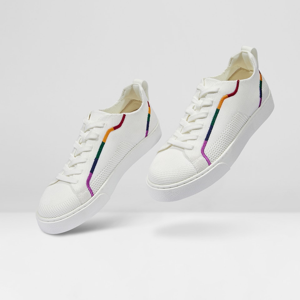 Kama Lace-up Sneakers in Rainbow 2 | Women's Sustainable, Washable and Stylish Shoes | VIVAIA