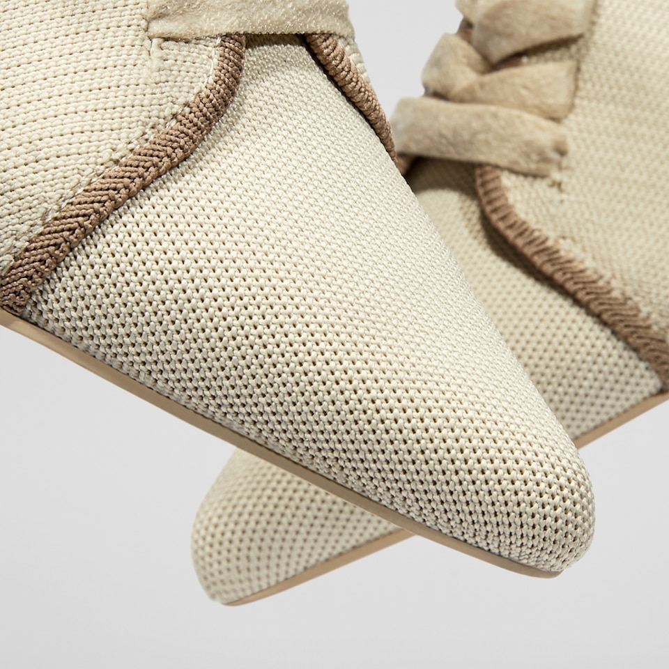 Grace Pointy Oxfords in Cream Ivory | Women's Sustainable and Stylish Shoes | VIVAIA