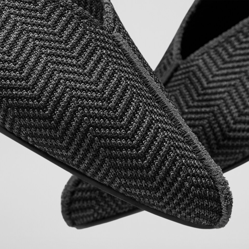 Emily Pointed-toe Sling-Back Sandals in Black - Women's Sustainable, Washable and Stylish Shoes | Vivaia