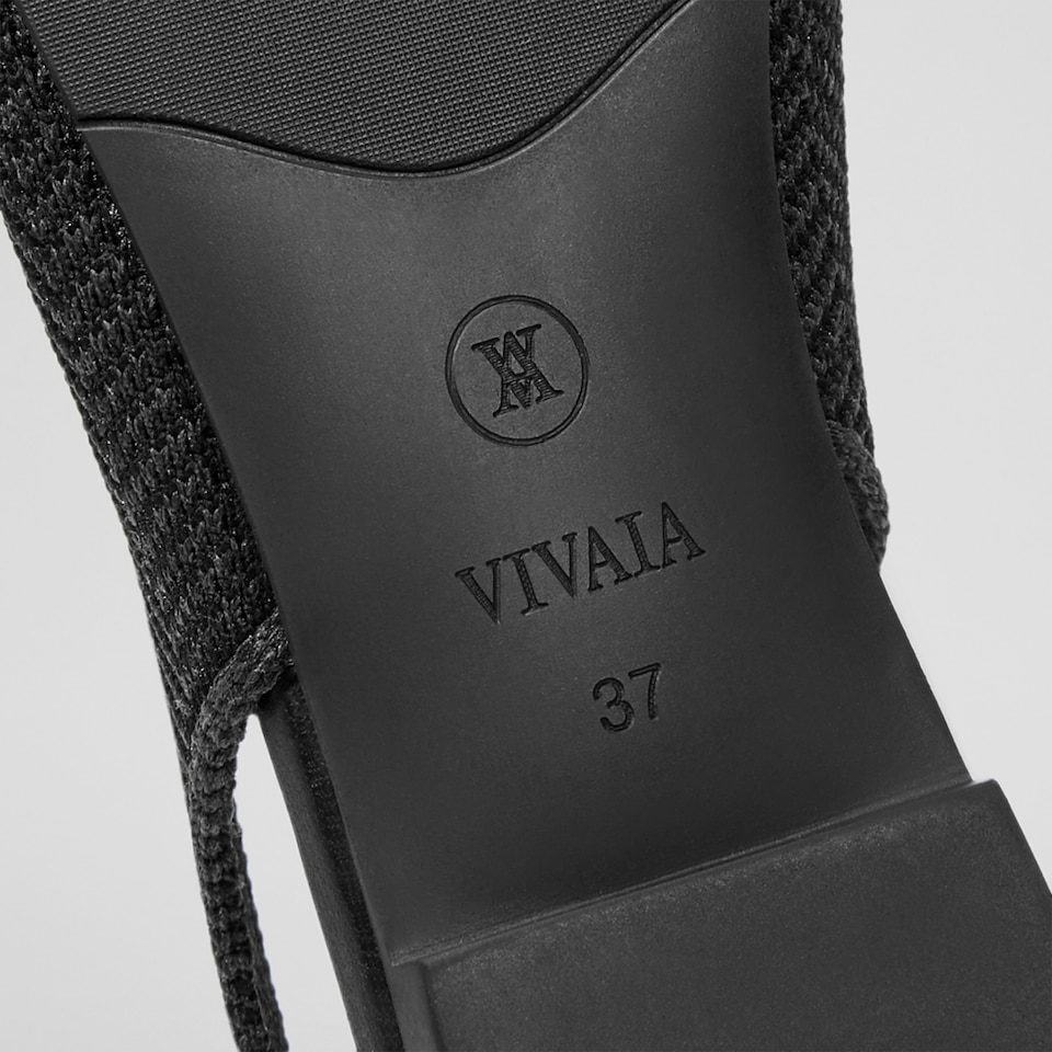 Emily Pointed-toe Sling-Back Sandals in Black - Women's Sustainable, Washable and Stylish Shoes | Vivaia