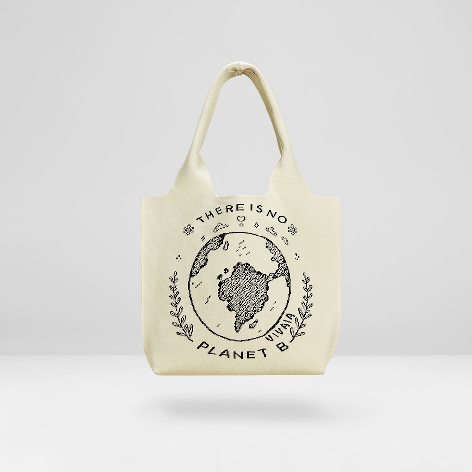 Yoki Tote Bag in Planet Earth - Women's Sustainable, Washable and Stylish Knitbags | Vivaia
