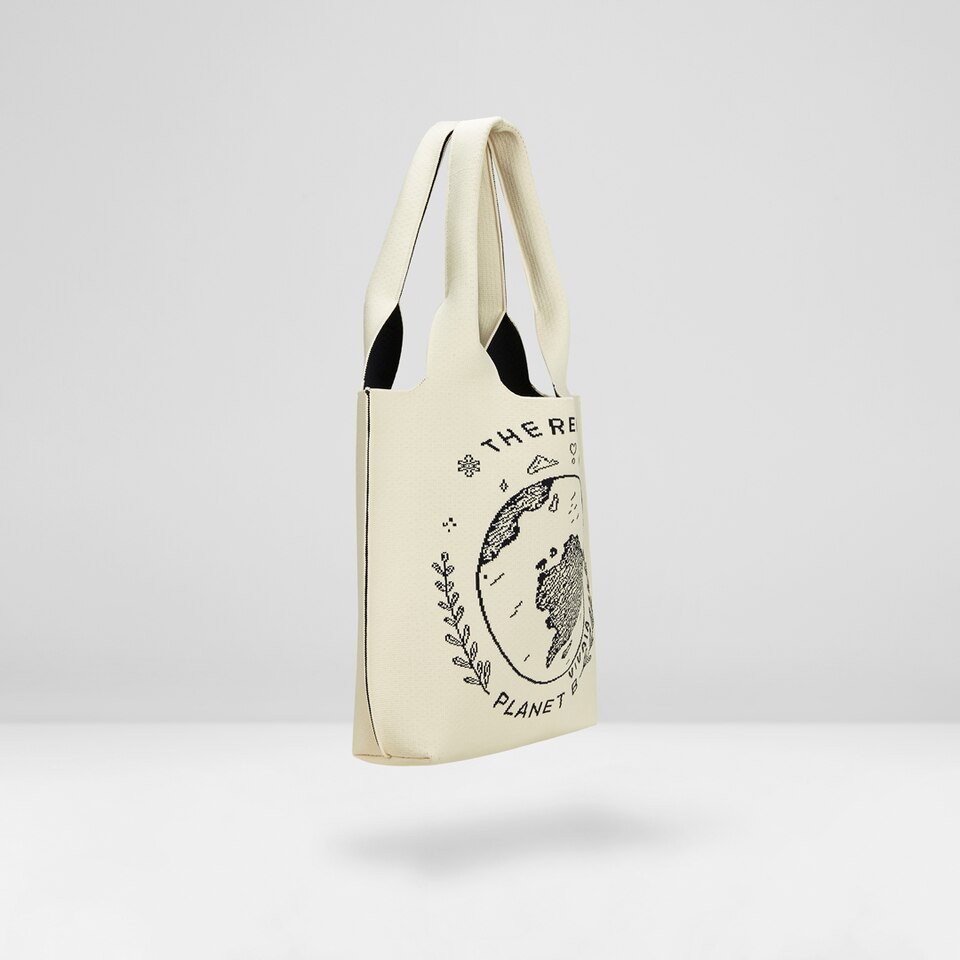 Yoki Tote Bag in Planet Earth - Women's Sustainable, Washable and Stylish Knitbags | Vivaia