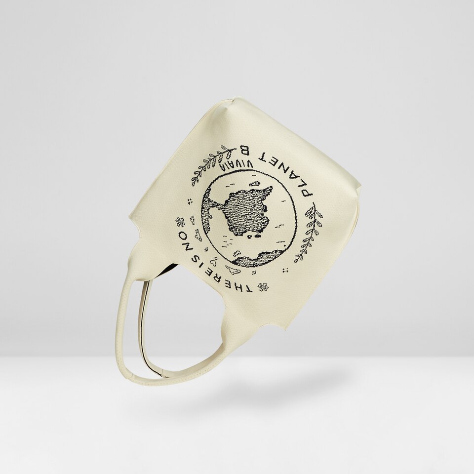 Yoki Tote Bag in Planet Earth - Women's Sustainable, Washable and Stylish Knitbags | Vivaia