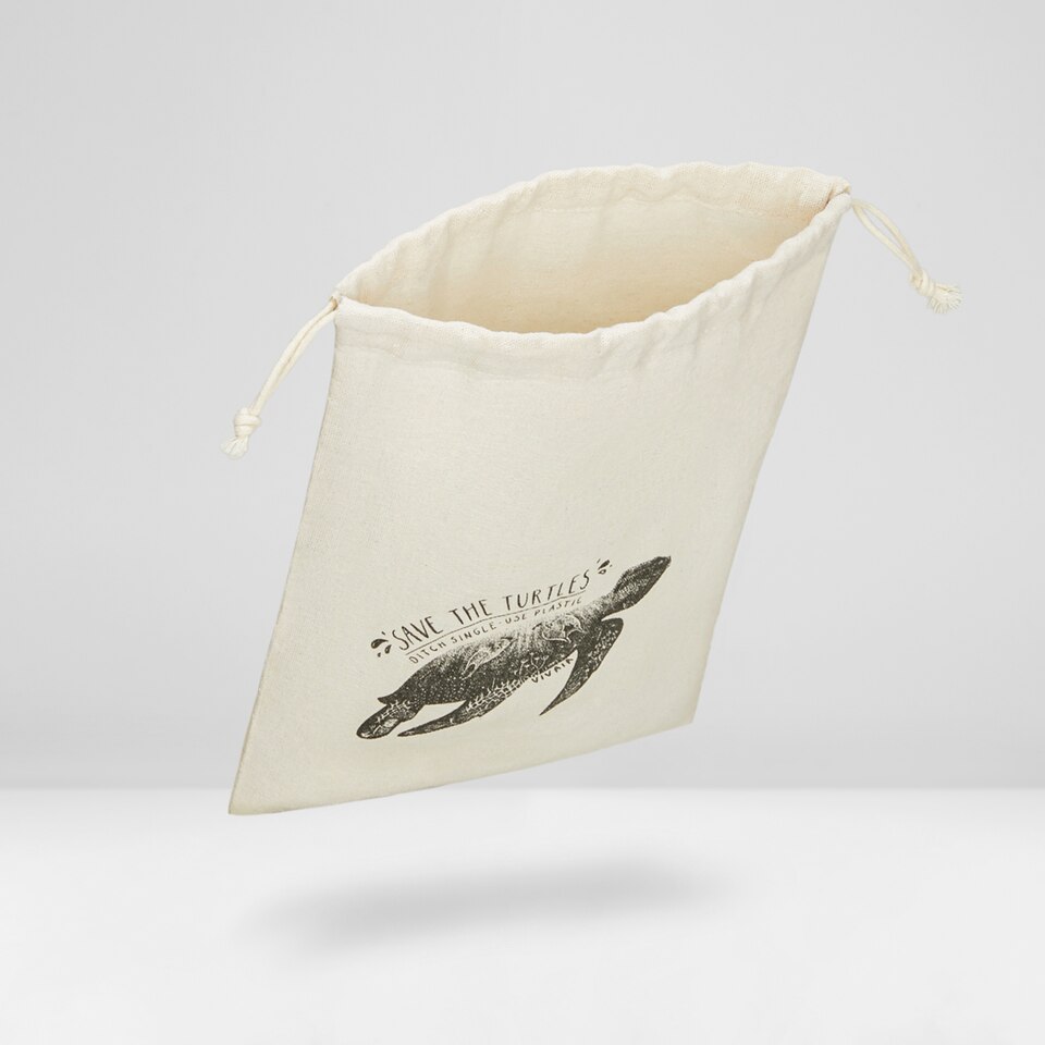 Canva Storage Bag in Sea Turtle - Women's Sustainable, Washable and Stylish Knitbags | Vivaia