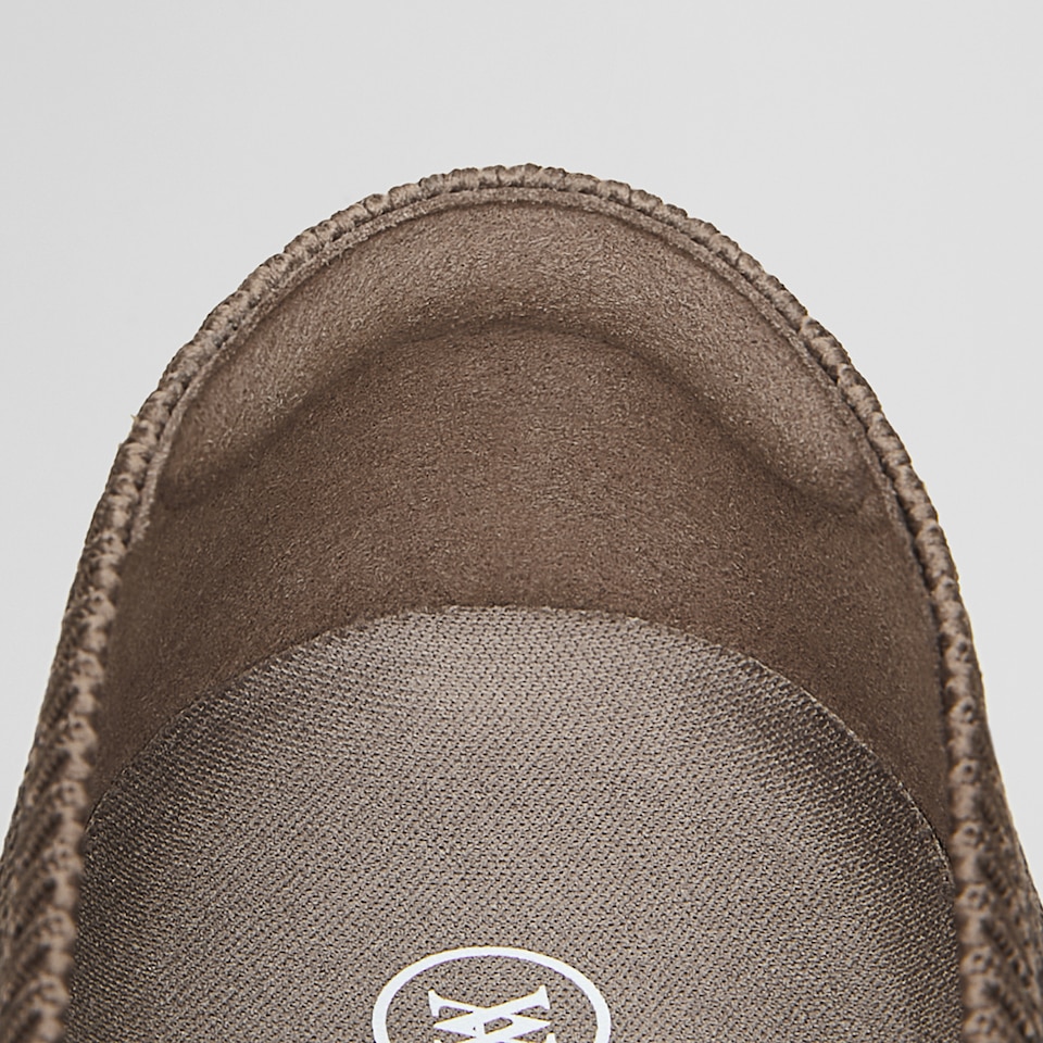 Tamia Wool Round-toe Flats in Coffee Brown | Women's Sustainable, Washable and Stylish Shoes | VIVAIA