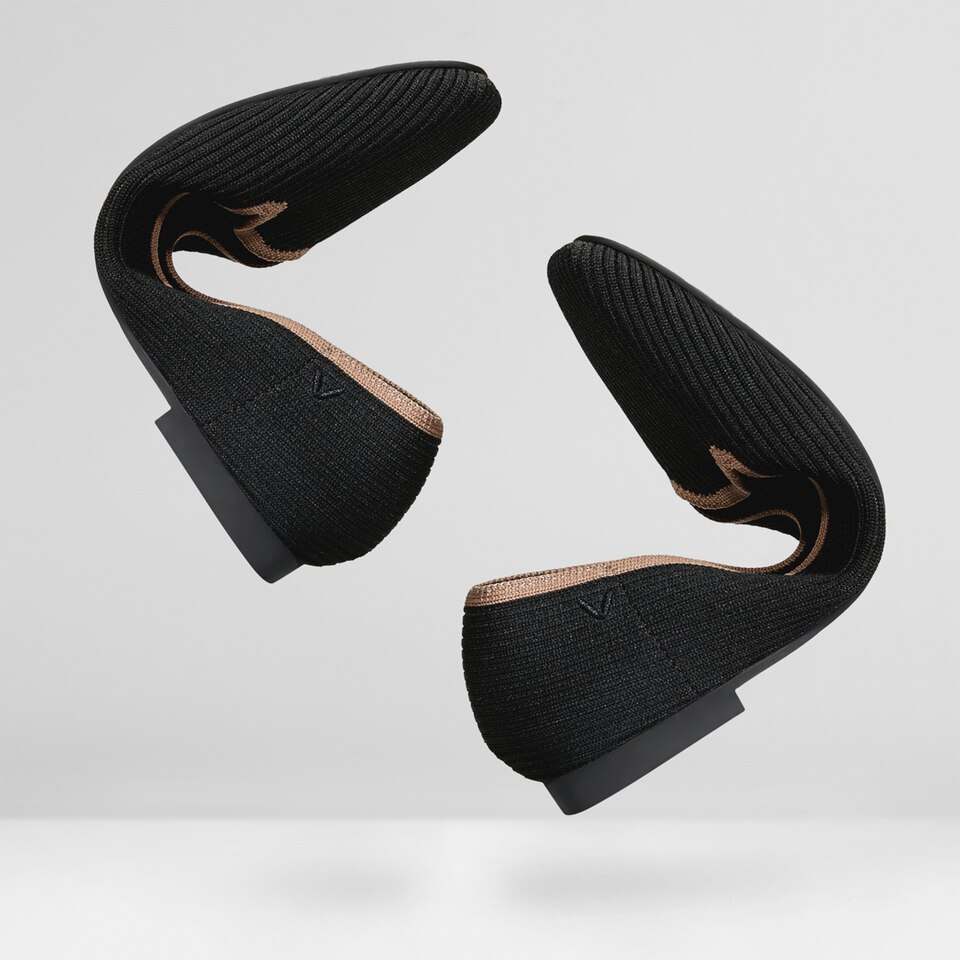 Sylvia Square-toe Loafers in Charcoal Black | Women's Sustainable, Washable and Stylish Shoes | VIVAIA