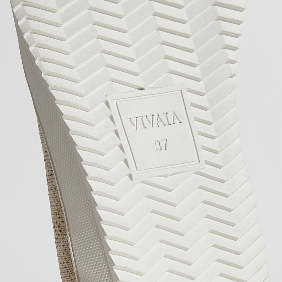 Moira Lace-up Sneakers in Cream Ivory | Women's Sustainable, Washable and Stylish Shoes | VIVAIA
