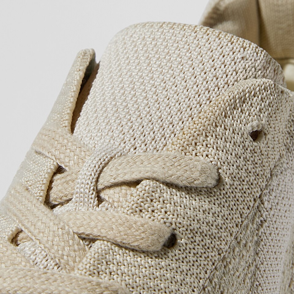 Moira Lace-up Sneakers in Cream Ivory | Women's Sustainable, Washable and Stylish Shoes | VIVAIA