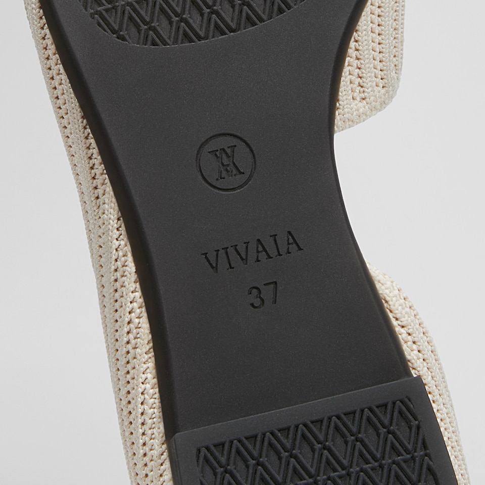 Melia Pointy Flats in Cream Ivory | Women's Sustainable, Washable and Stylish Black Shoes | VIVAIA