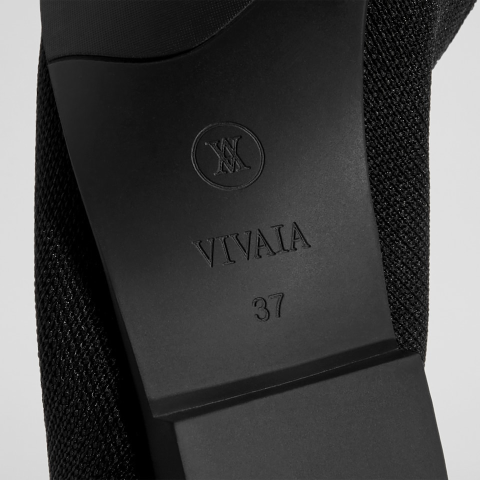 Leona Square-toe Loafers in Black Zebra | Women's Sustainable, Washable and Stylish Shoes | VIVAIA