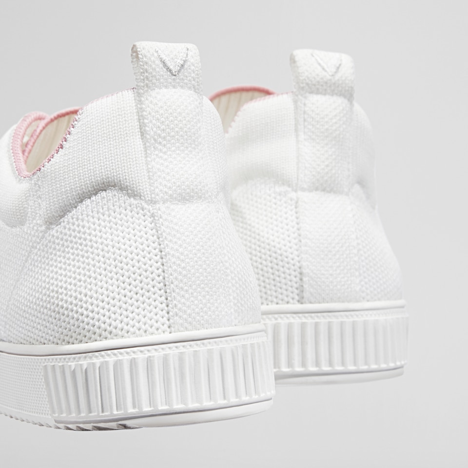 Evermore Round-toe Sneakers in Whisper White | Women's Sustainable, Washable and Stylish Shoes | VIVAIA