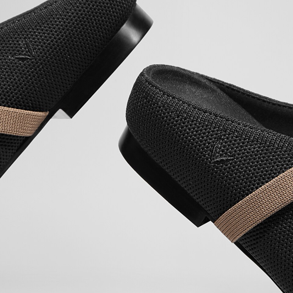 Elle Pointy Sandals in Deep Ebony | Women's Sustainable and Stylish Black Shoes | VIVAIA