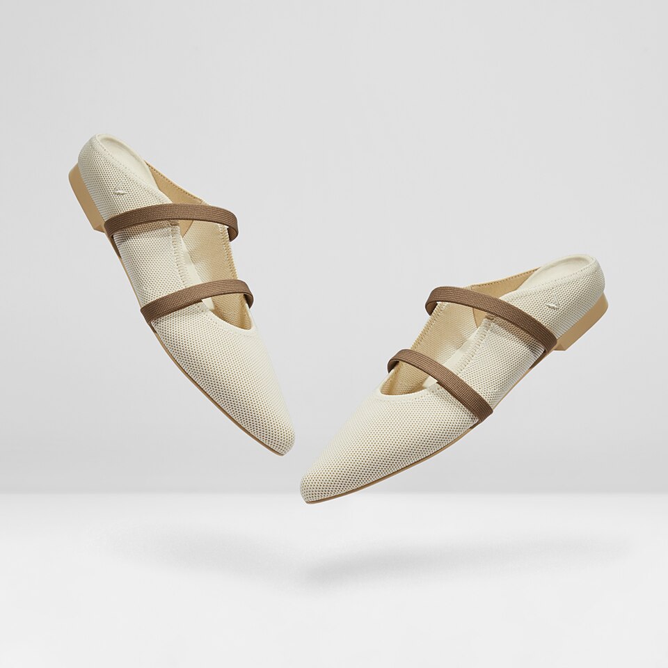 Elle Pointy Sandals in Mint Green | Women's Sustainable and Stylish Shoes | VIVAIA