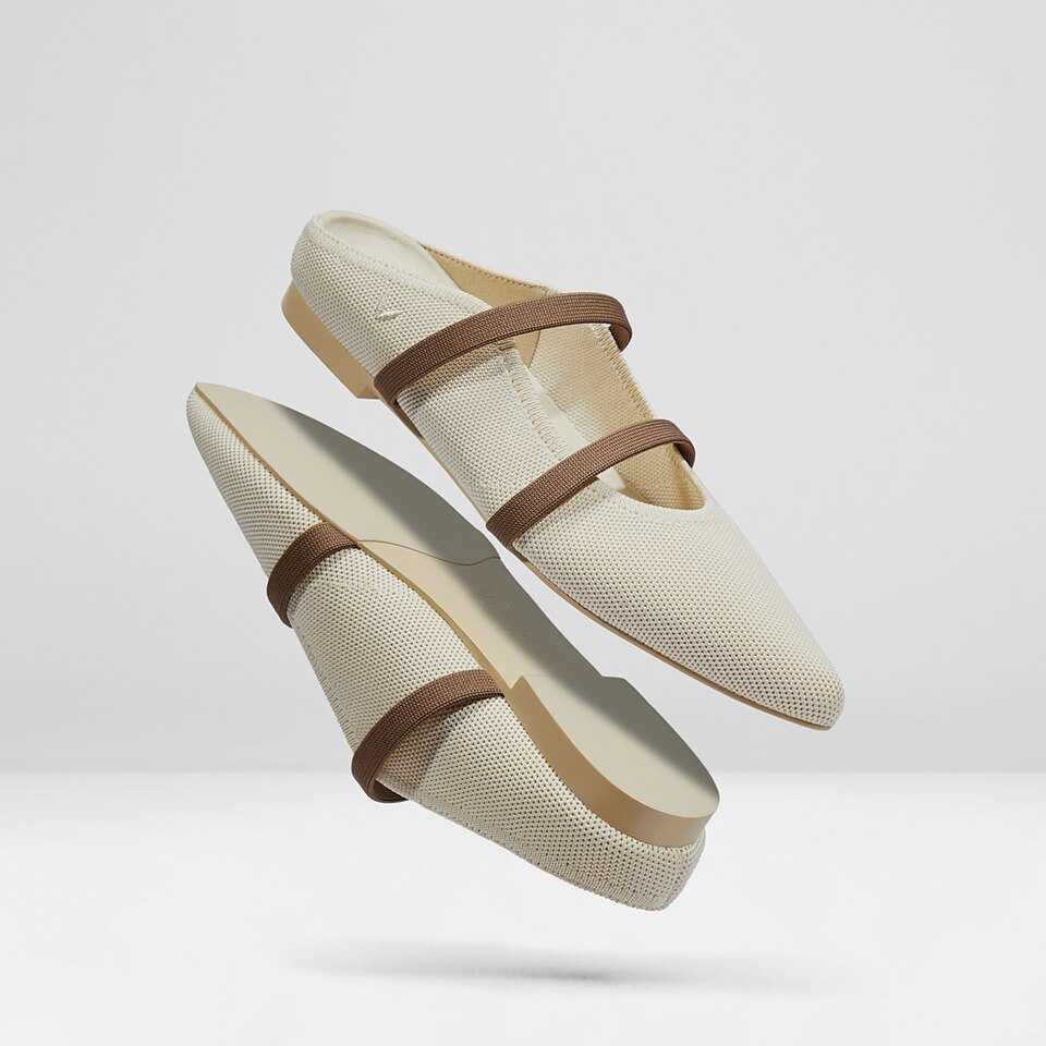 Elle Pointy Sandals in Mint Green | Women's Sustainable and Stylish Shoes | VIVAIA