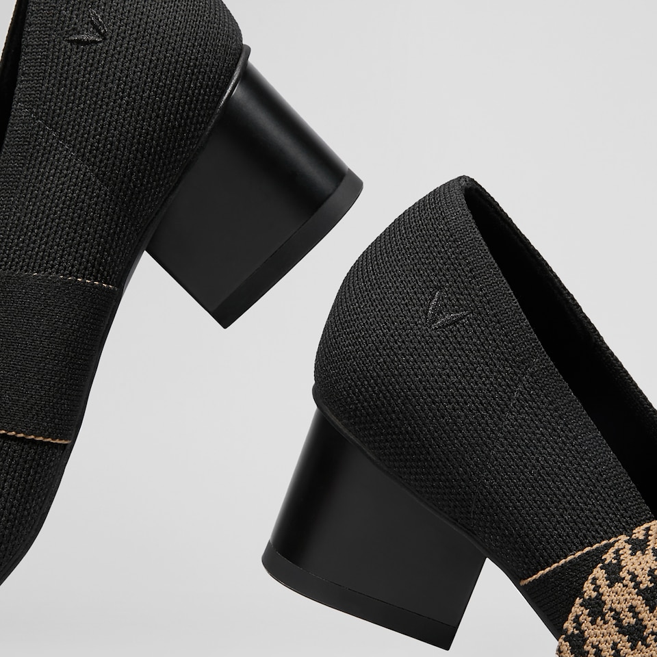 Aurora Pointy Heels in Black | Women's Sustainable and Stylish Shoes | VIVAIA