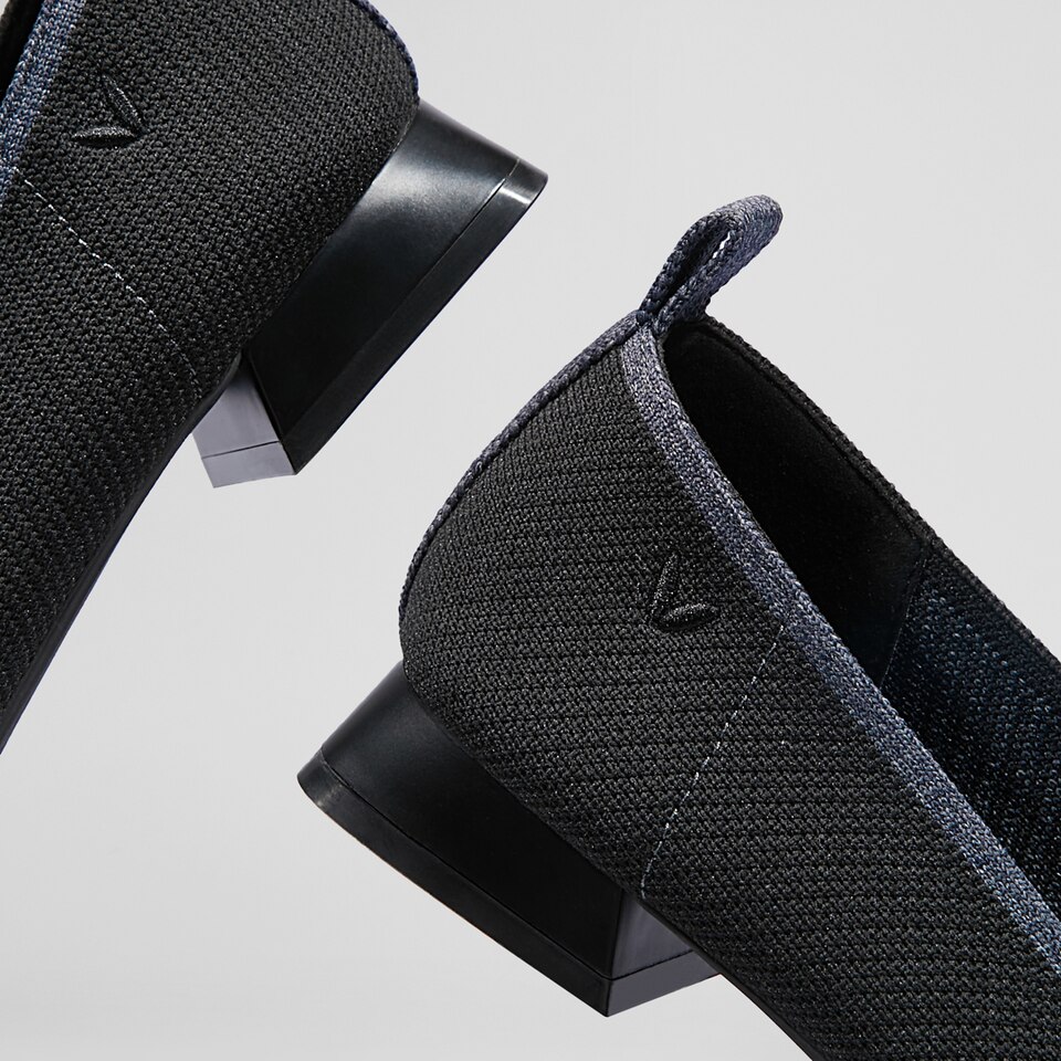 Doreen Pointy Loafers in Black | Women's Sustainable, Washable and Stylish Shoes | VIVAIA