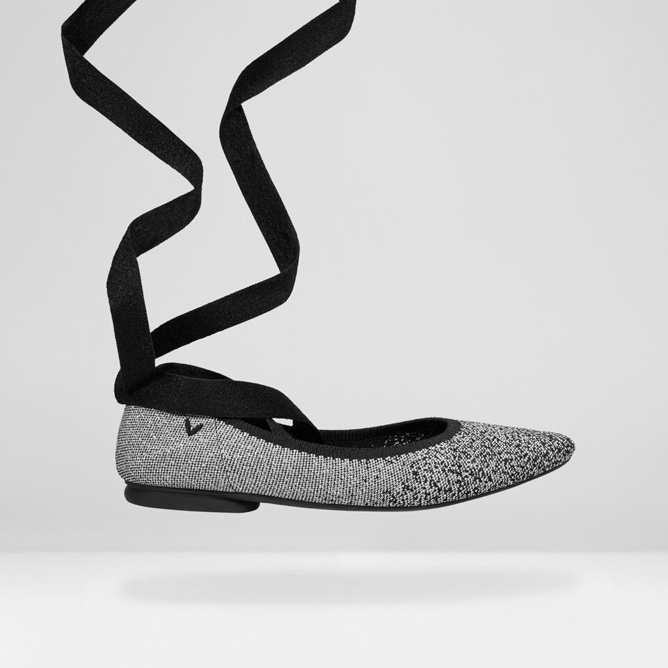Tamia Bella Round-toe Flats in Rich Grey | Women's Sustainable, Washable and Stylish Shoes | VIVAIA