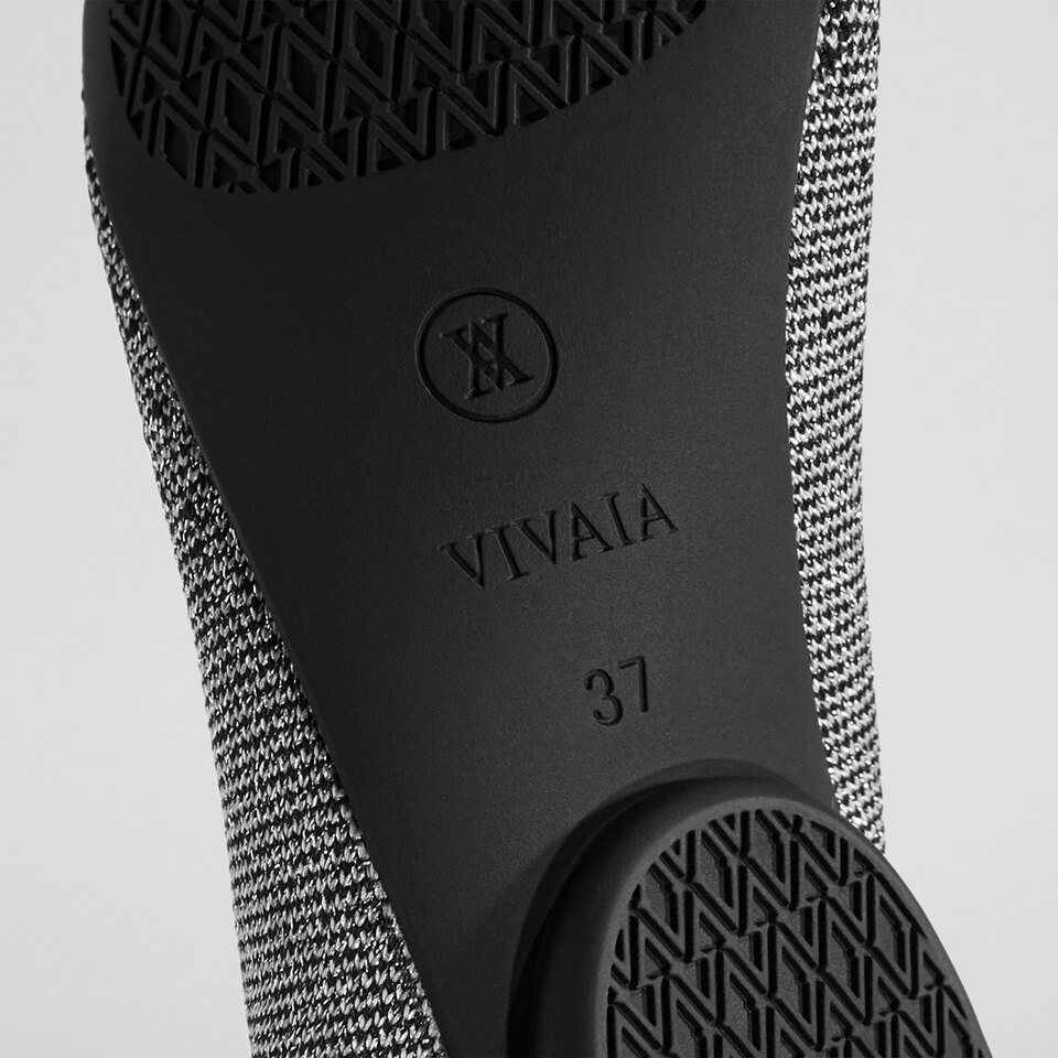 Tamia Bella Round-toe Flats in Rich Grey | Women's Sustainable, Washable and Stylish Shoes | VIVAIA