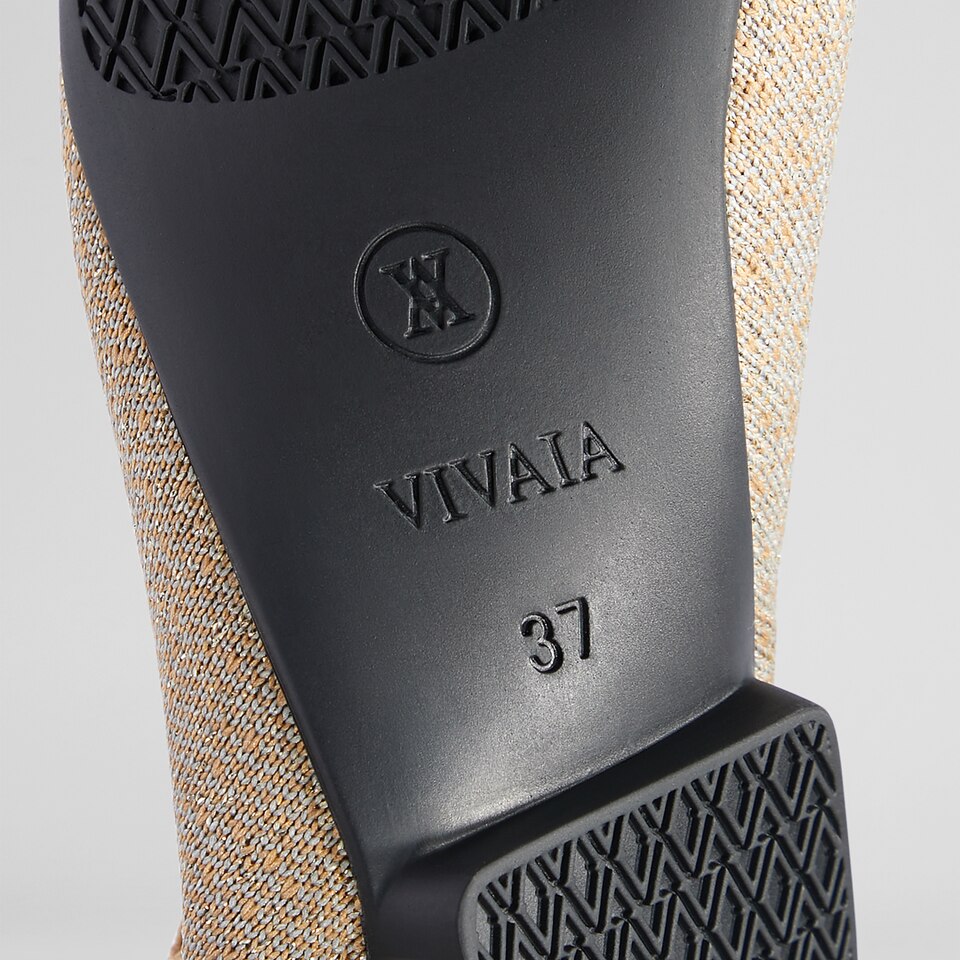 Merry Square-toe Ballerina Flats in Light Khaki | Women's Sustainable,Washable and Stylish Shoes | VIVAIA