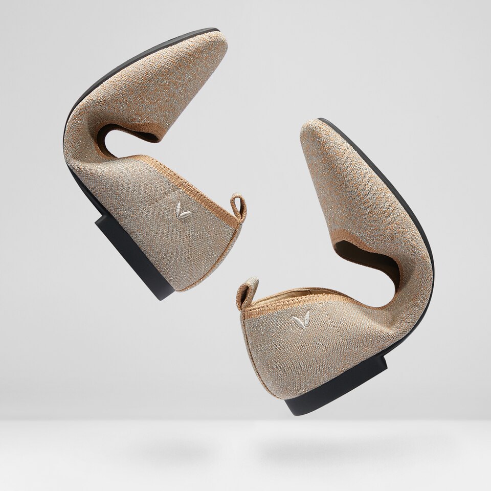 Merry Square-toe Ballerina Flats in Light Khaki | Women's Sustainable,Washable and Stylish Shoes | VIVAIA