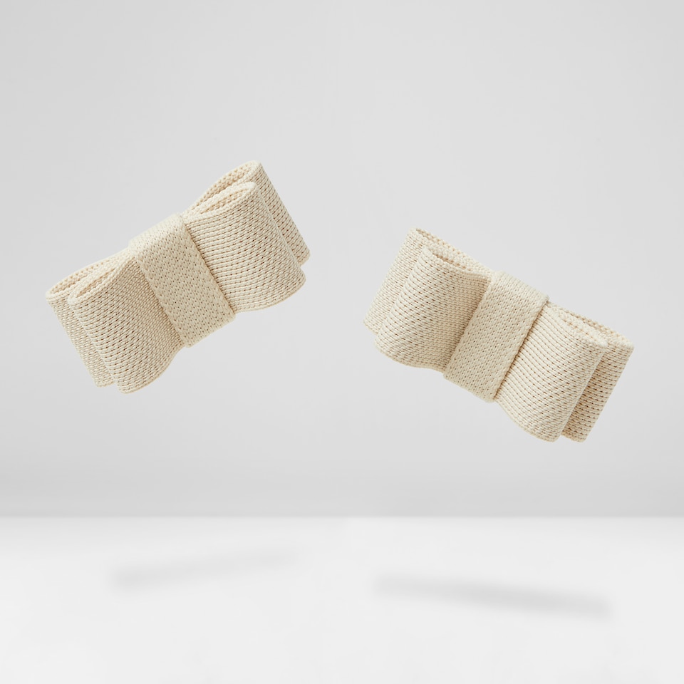 Adyna Removable Bows Cream Ivory - Adorn Your VIVAIA Shoes