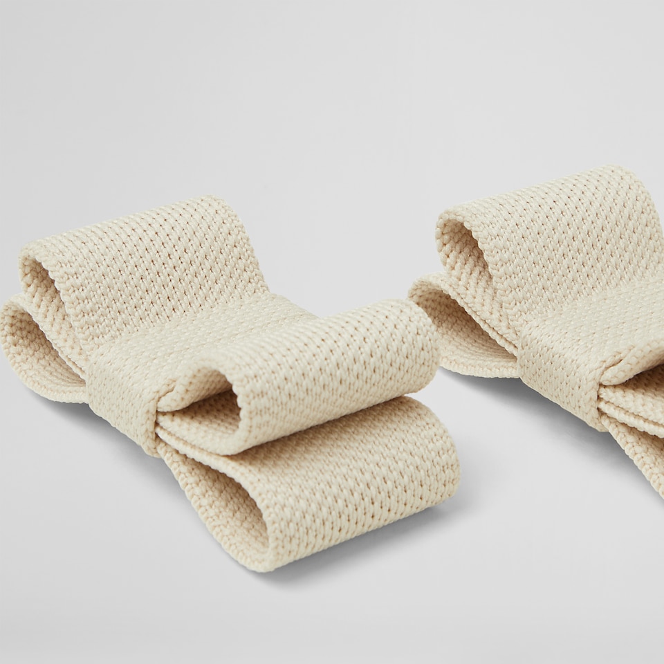 Adyna Removable Bows Cream Ivory - Adorn Your VIVAIA Shoes