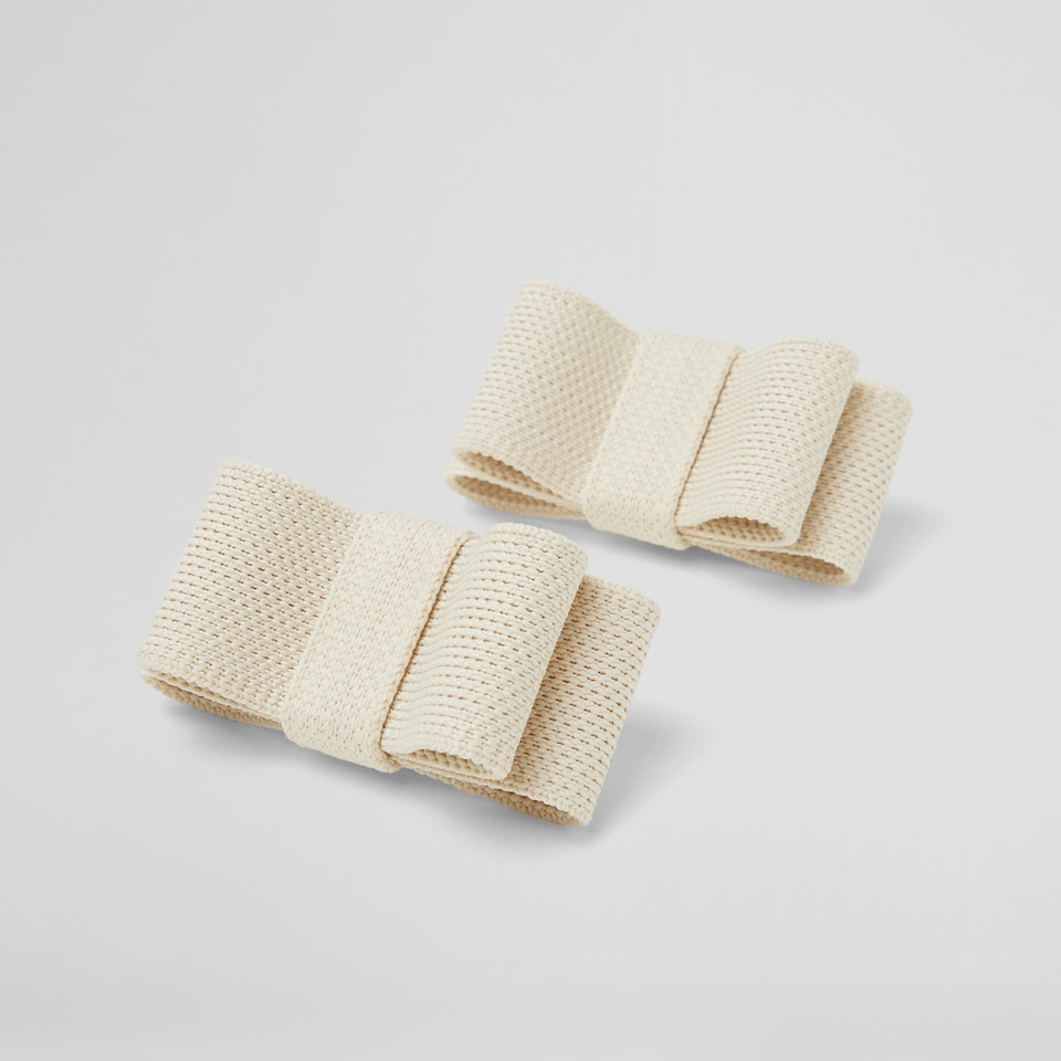 Adyna Removable Bows Cream Ivory - Adorn Your VIVAIA Shoes