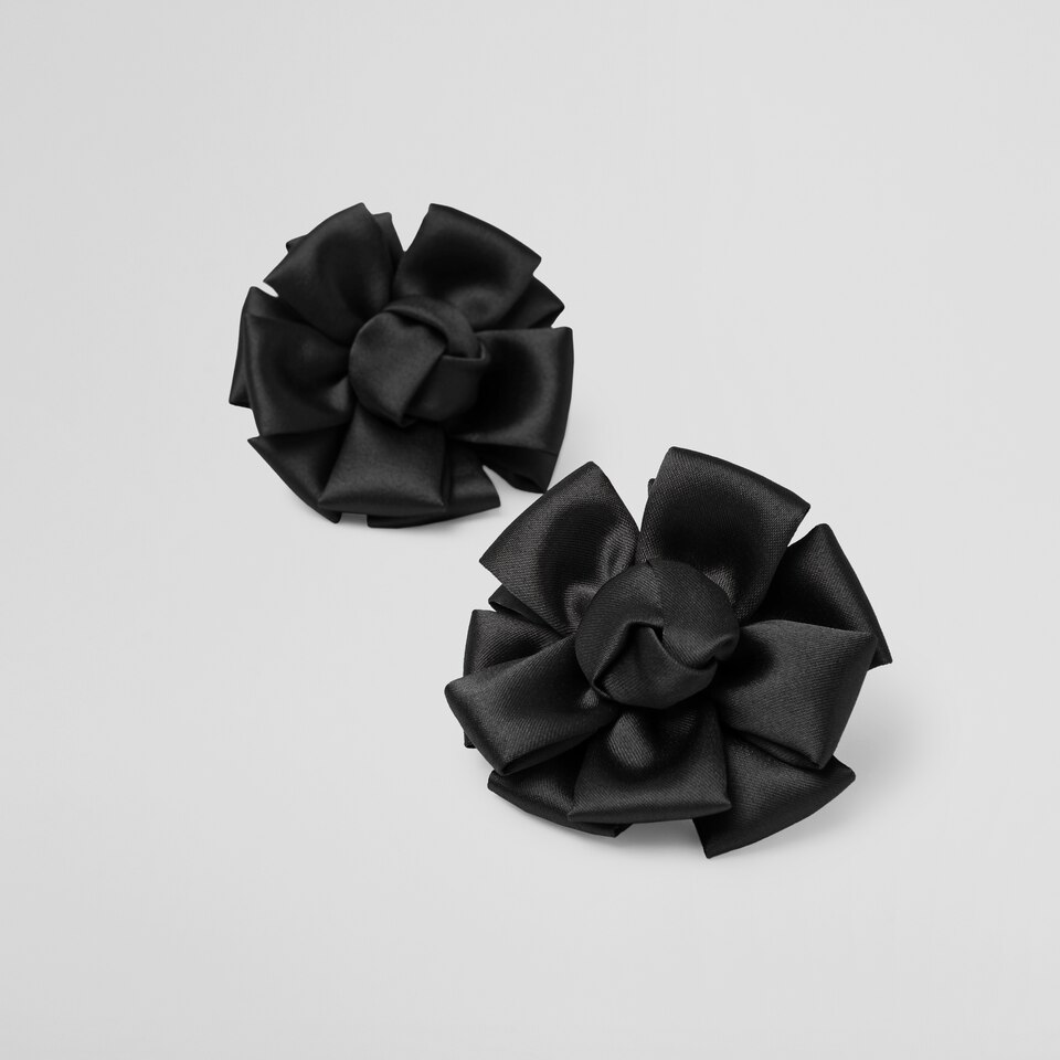 Clara Removable Bows Deep Ebony - Adorn Your VIVAIA Shoes