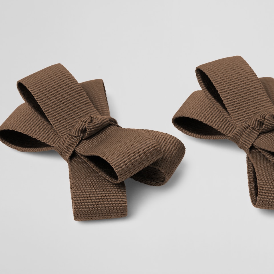 Dora Removable Bows in Espresso | Adorn Your VIVAIA Shoes