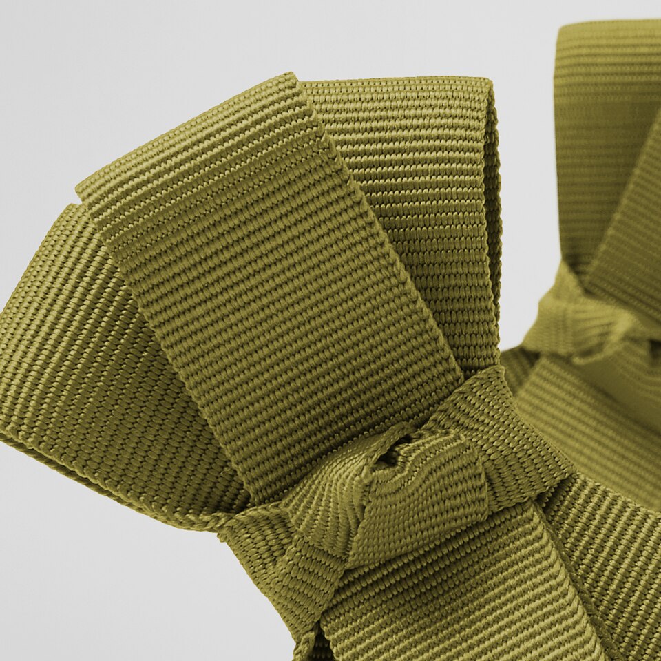 Dora Removable Bows in Olive Green | Adorn Your VIVAIA Shoes