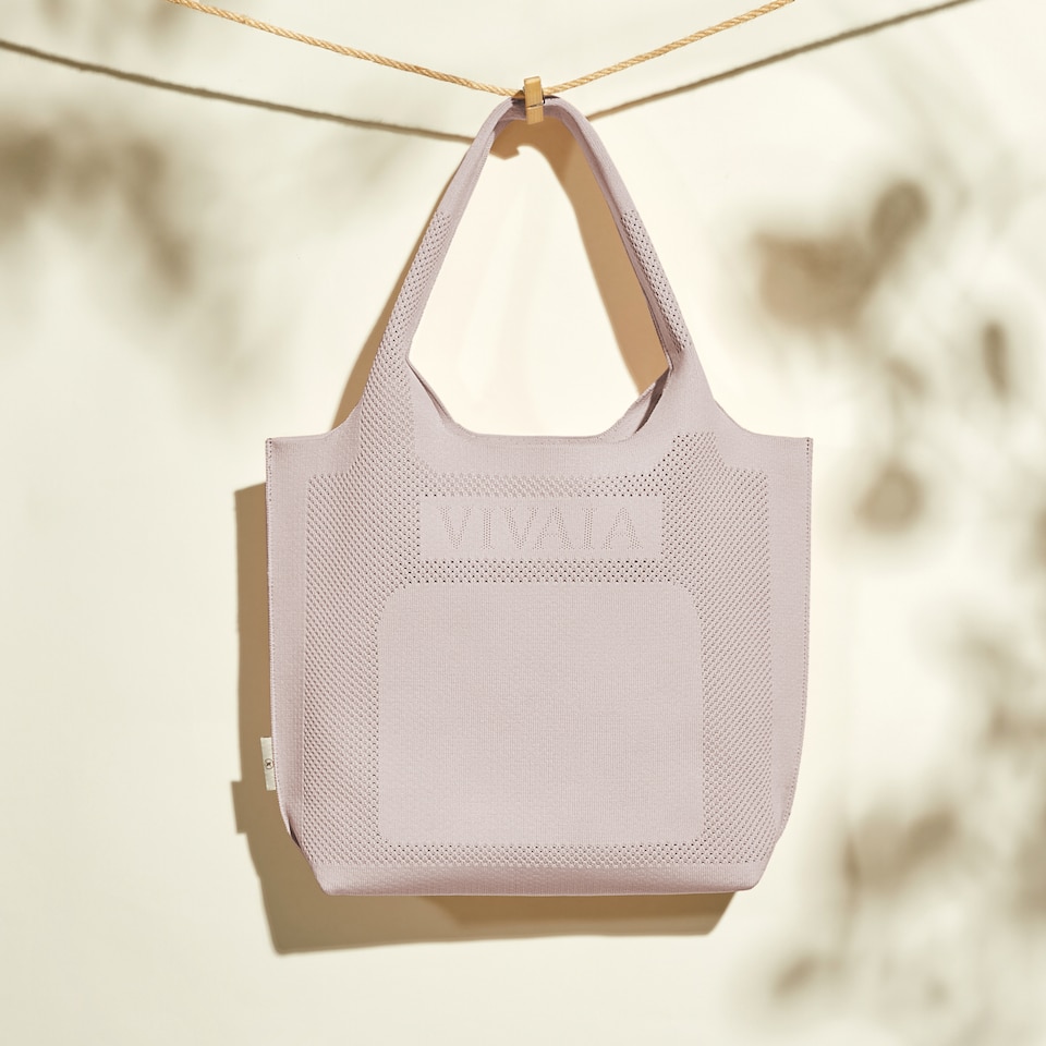 Zahara Sustainable Tote Bags in Pale Blush | VIVAIA
