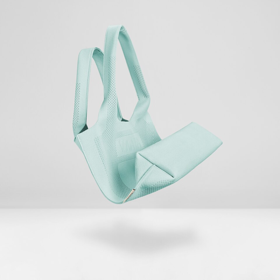 Zahara Sustainable Tote Bags in Mint Green | VIVAIA