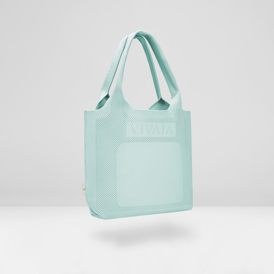 Zahara Sustainable Tote Bags in Mint Green | VIVAIA