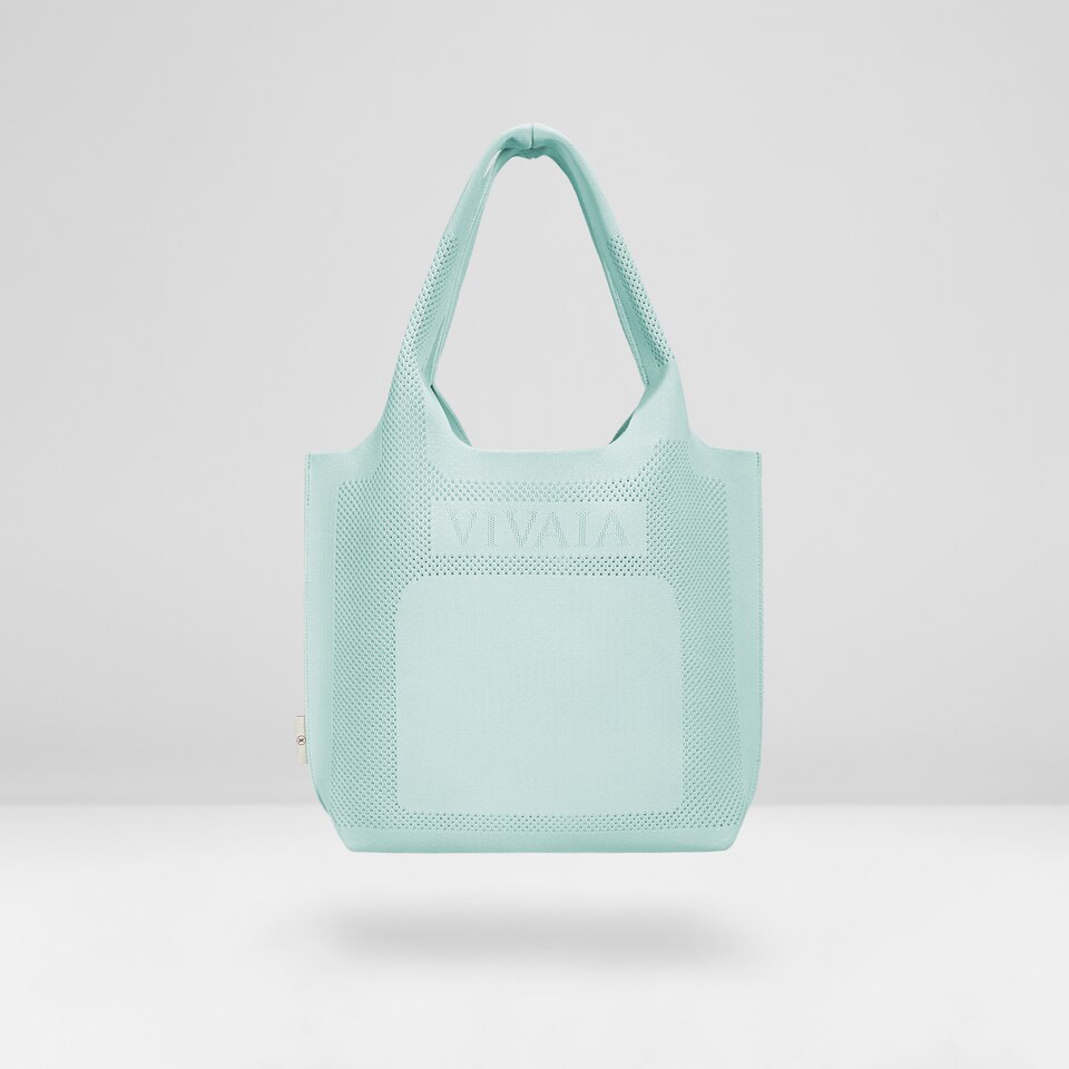 Zahara Sustainable Tote Bags in Mint Green | VIVAIA