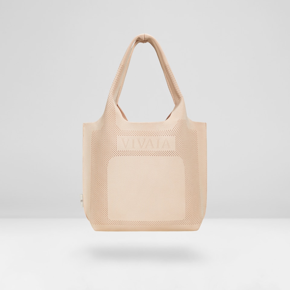 Zahara Sustainable Tote Bags in Pale Orange | VIVAIA