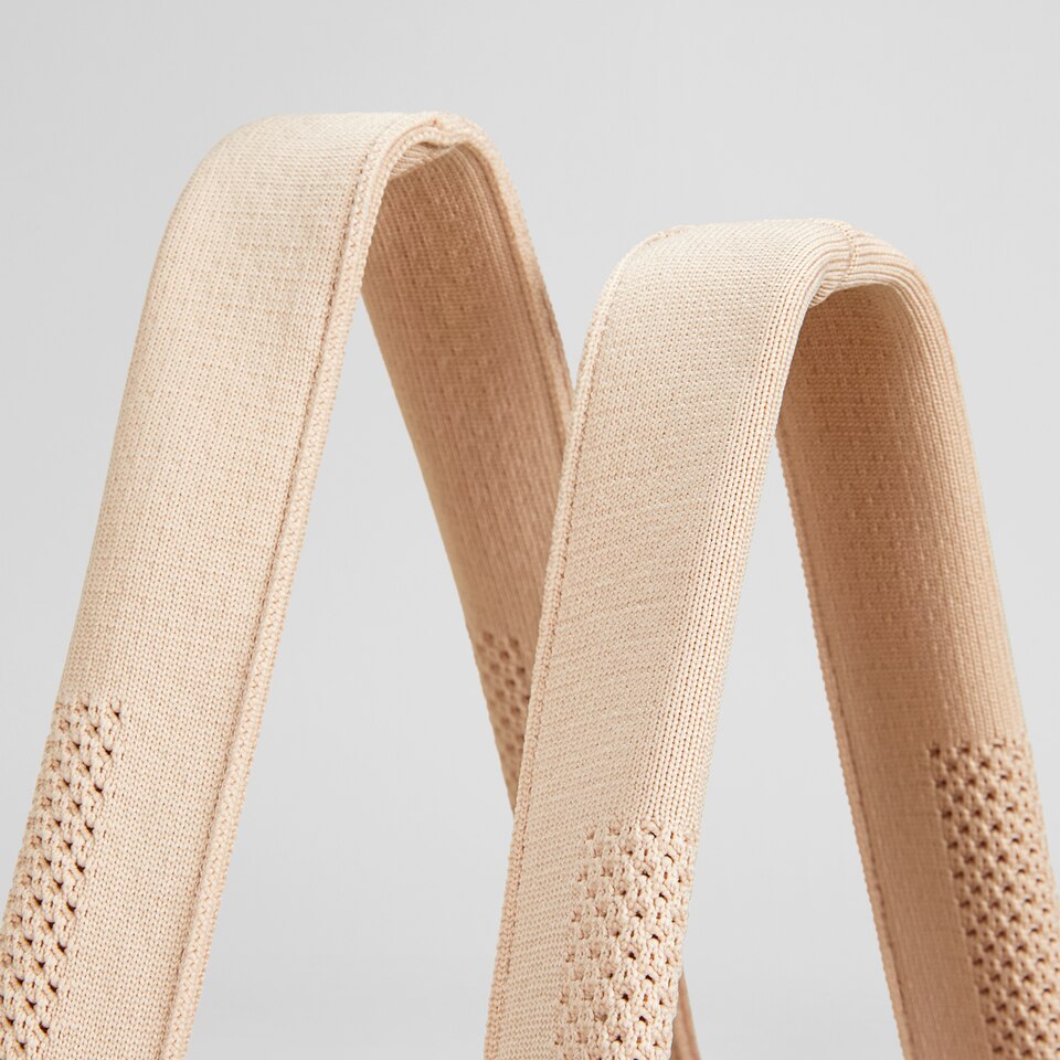 Zahara Sustainable Tote Bags in Pale Orange | VIVAIA
