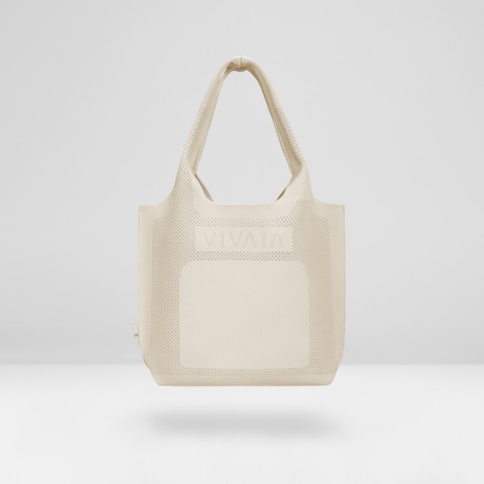 Zahara Tote Bag in Cream Ivory-Women's Sustainable, Washable Bags | VIVAIA