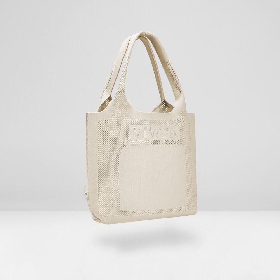 Zahara Sustainable Tote Bags With Inner bag-Pale Orange | VIVAIA