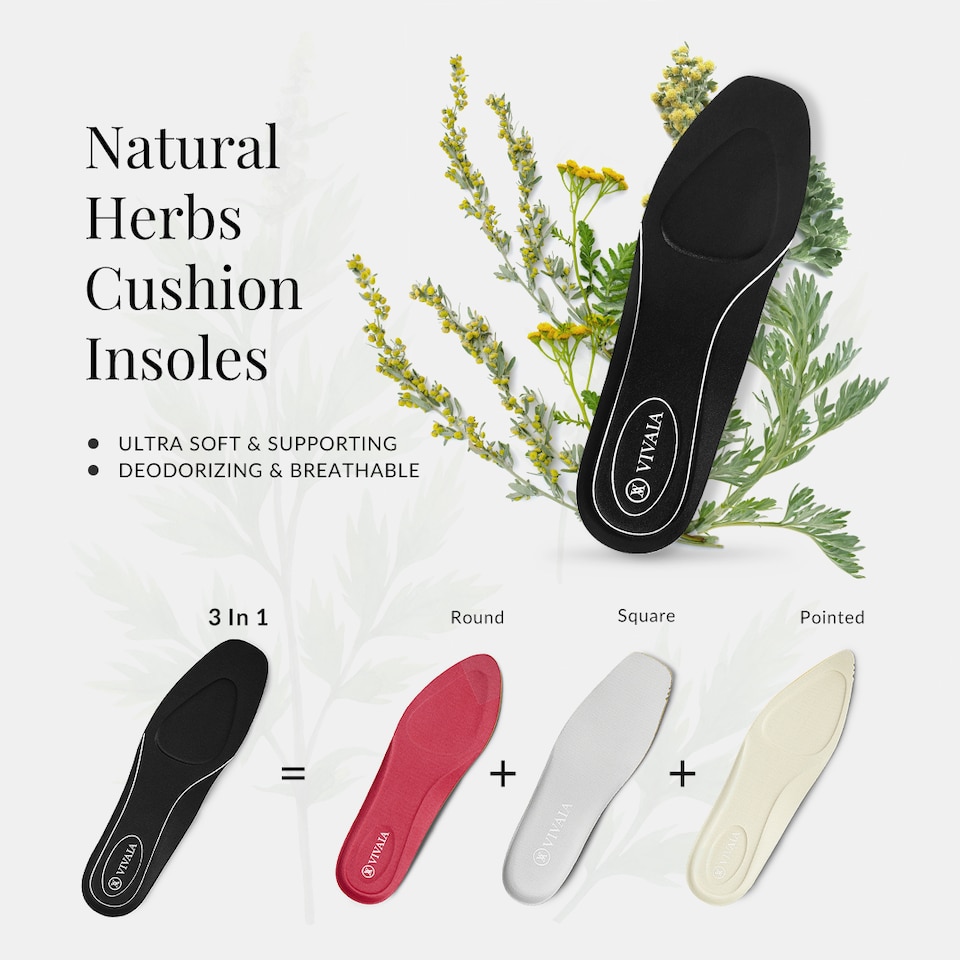 3 In 1 Natural Herbs Cushion Insoles | VIVAIA