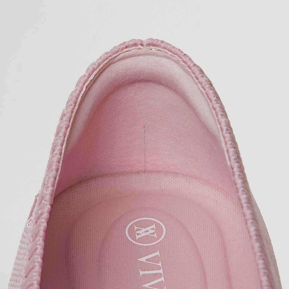 Aria5° Women Pointy Flats in (Pale Blush) - Sustainable & Washable Shoes | VIVAIA