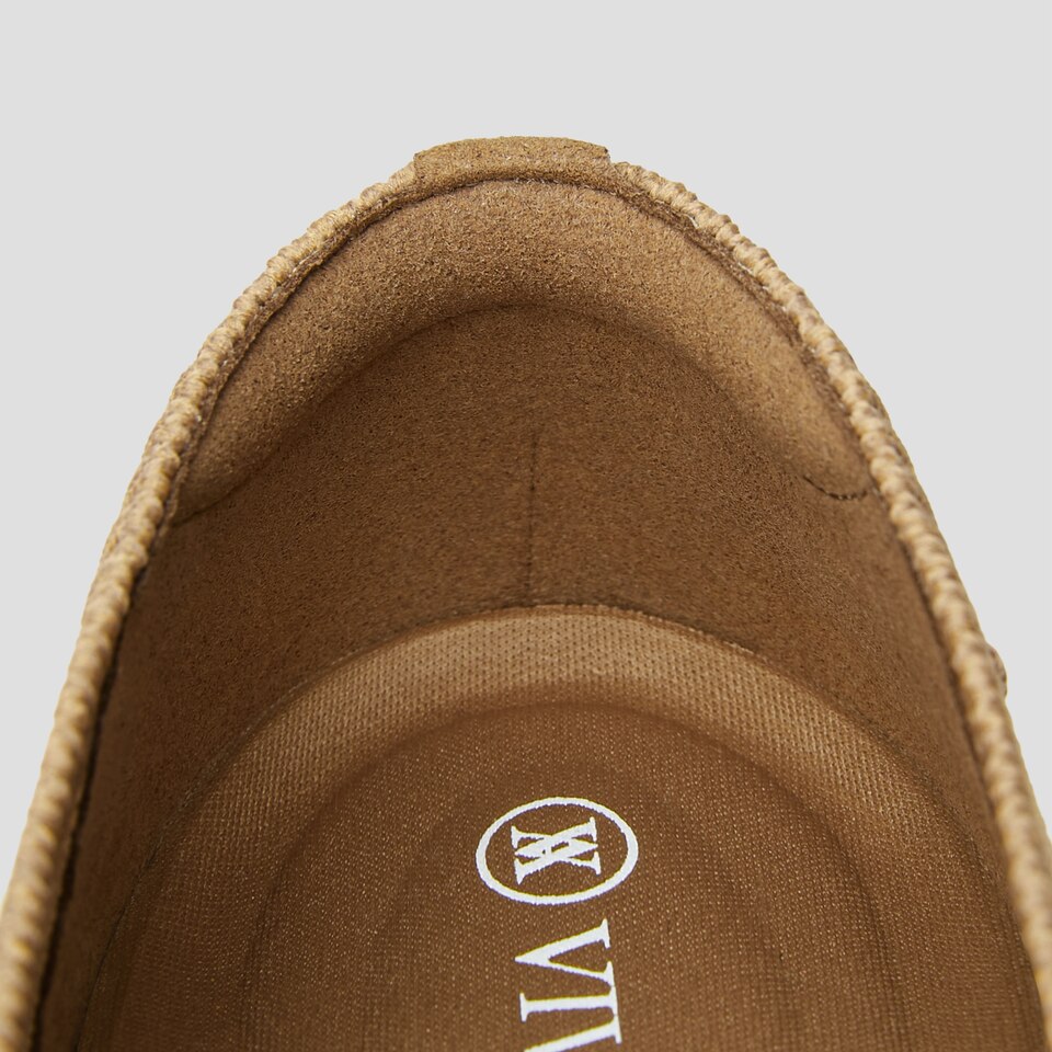 Aria5° Nude Women Pointy Flats in Espresso - Sustainable & Washable Shoes | VIVAIA