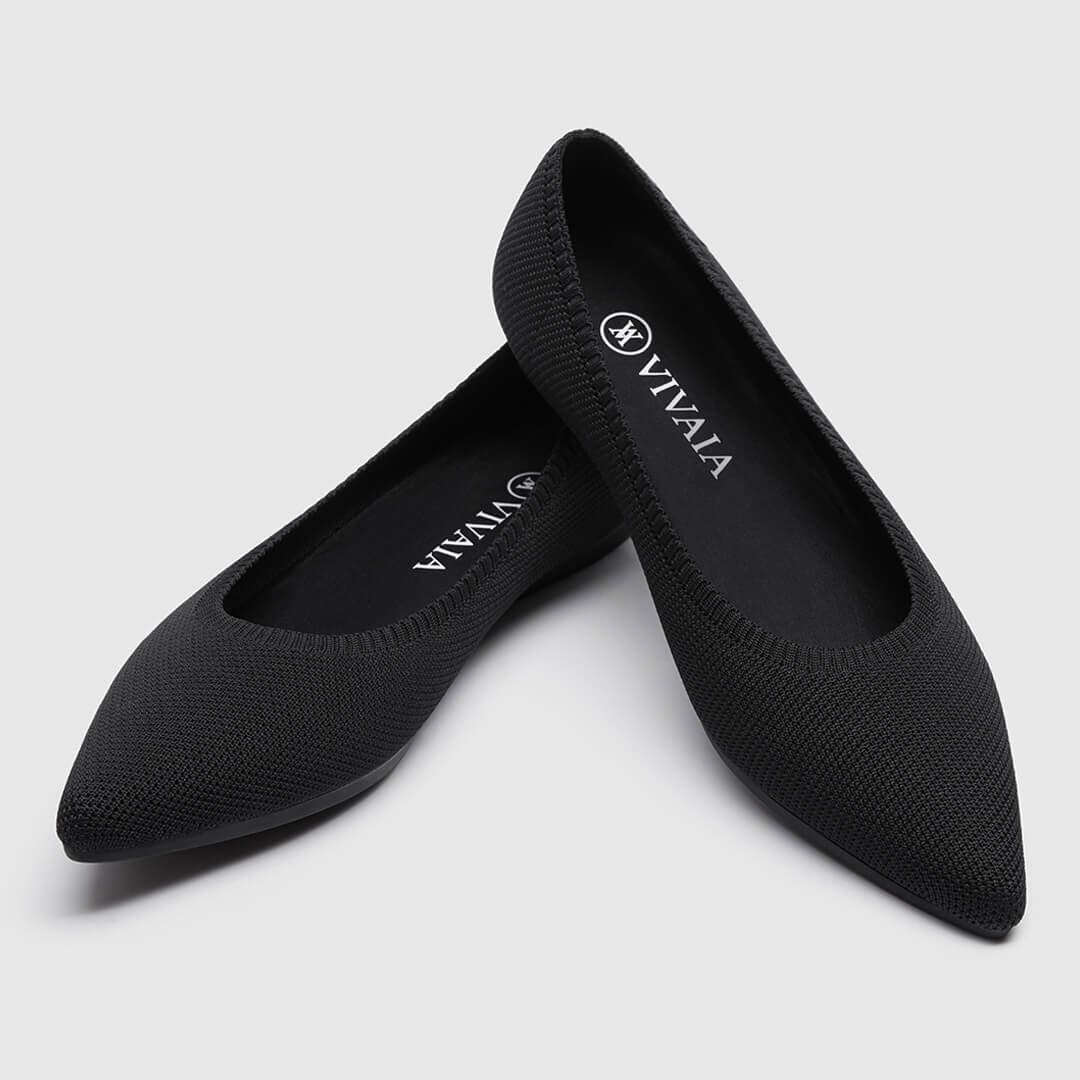 Women's Sustainable, Washable & Comfortable Pointed Flat Shoes VIVAIA.CO