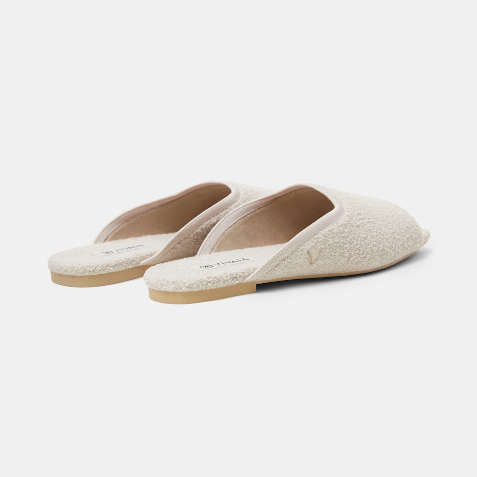 Helen Mules in Cream Ivory-Women's Sustainable & Stylish Shoes | VIVAIA